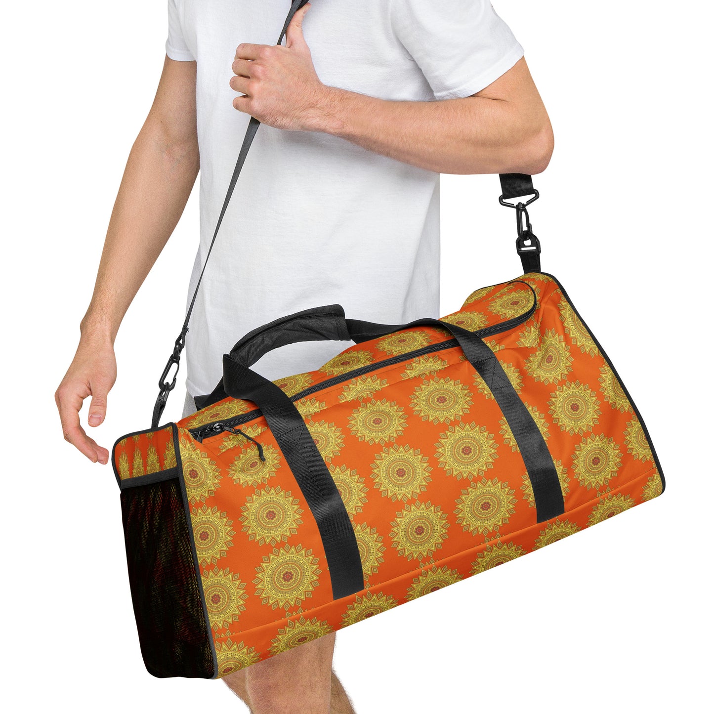 Duffle Bag - Yellow Mandala