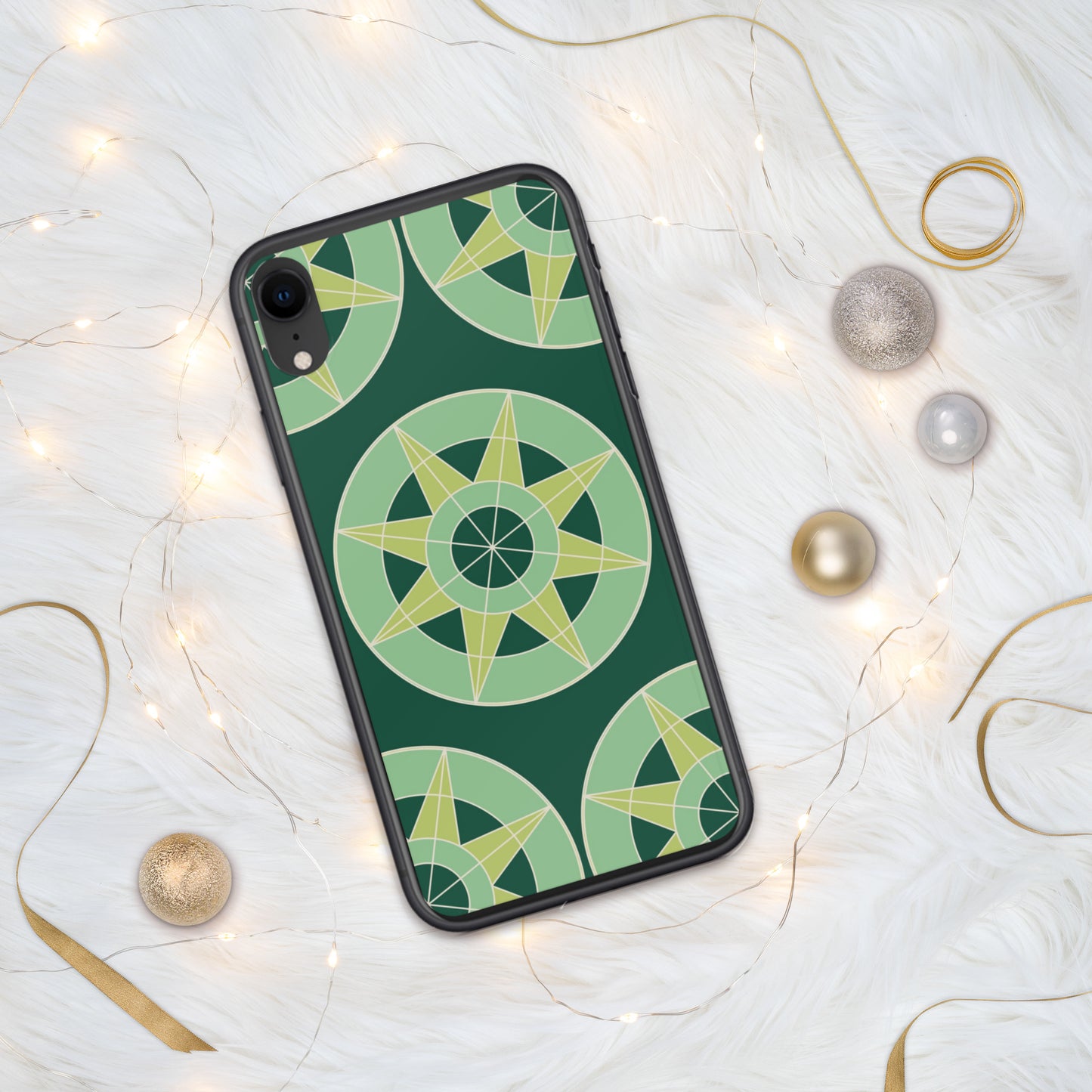 Tile Collection Phonecase - Green Tile Clear Case for iPhone®