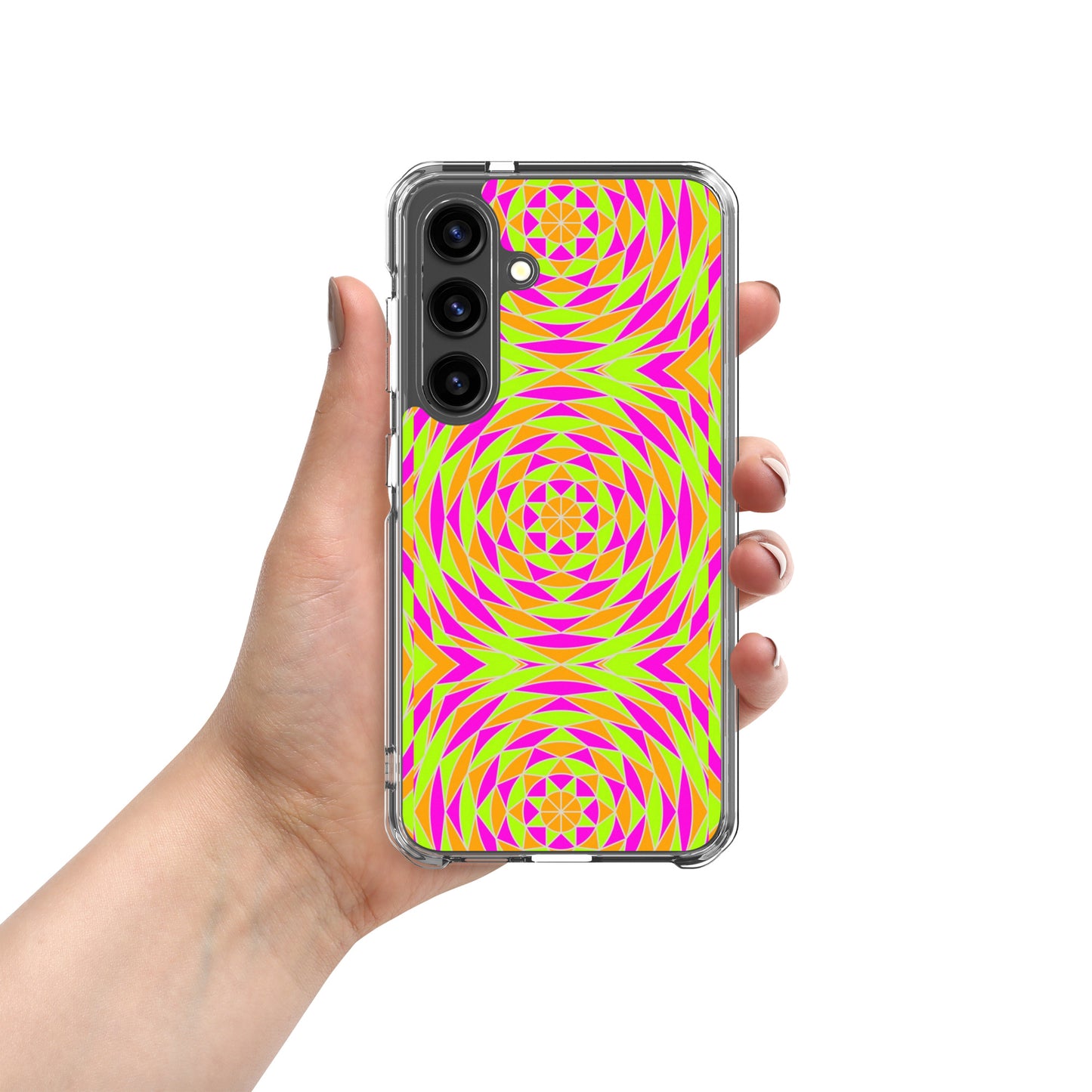 Tile Collection Phoncases - Pink Tile Clear Case for Samsung®