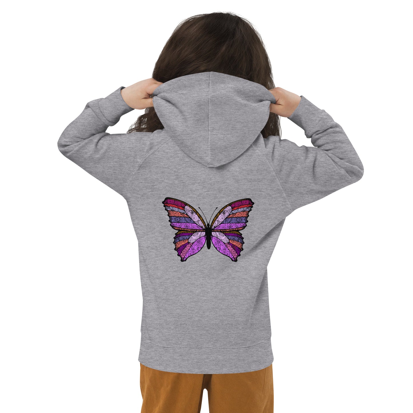 Kids Hoodie - Butterfly Flutter