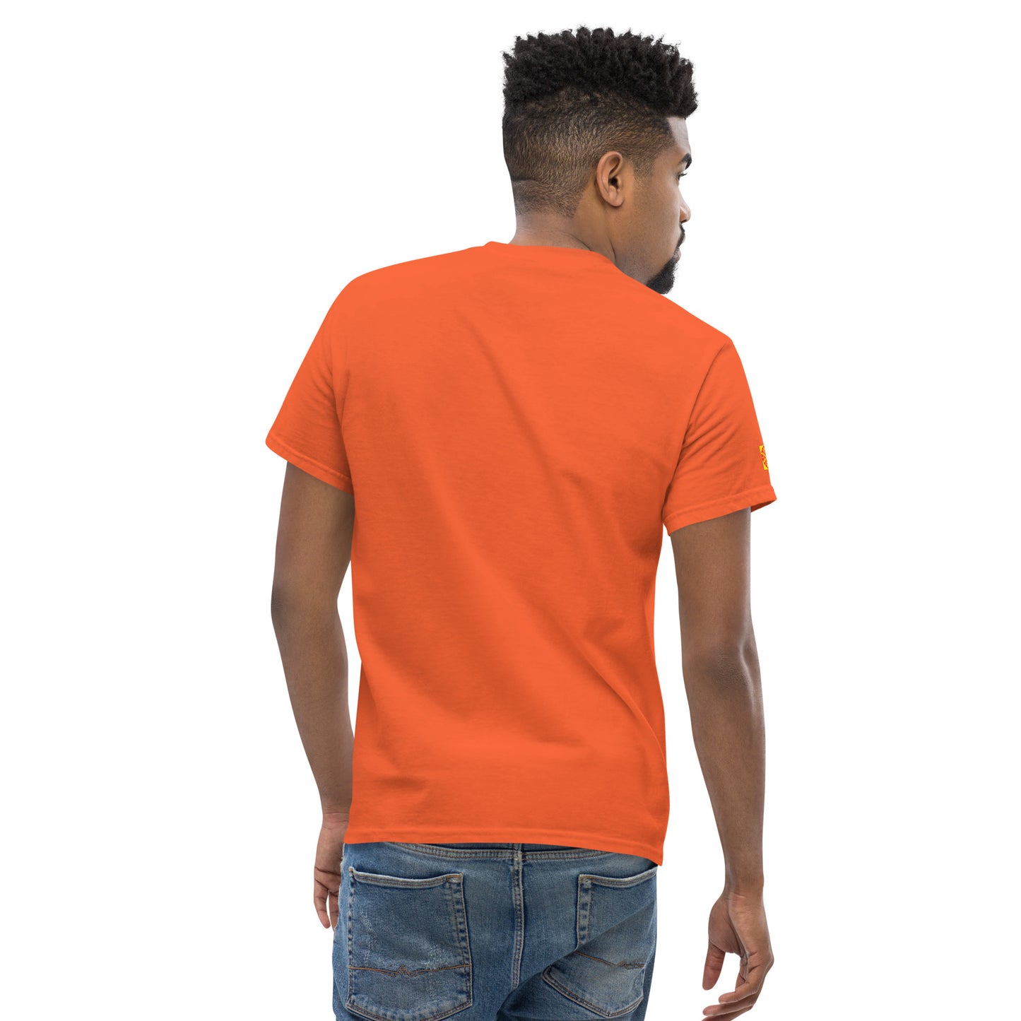 Tile Collection Tshirts - Unisex Classic Tee With Orange Tile