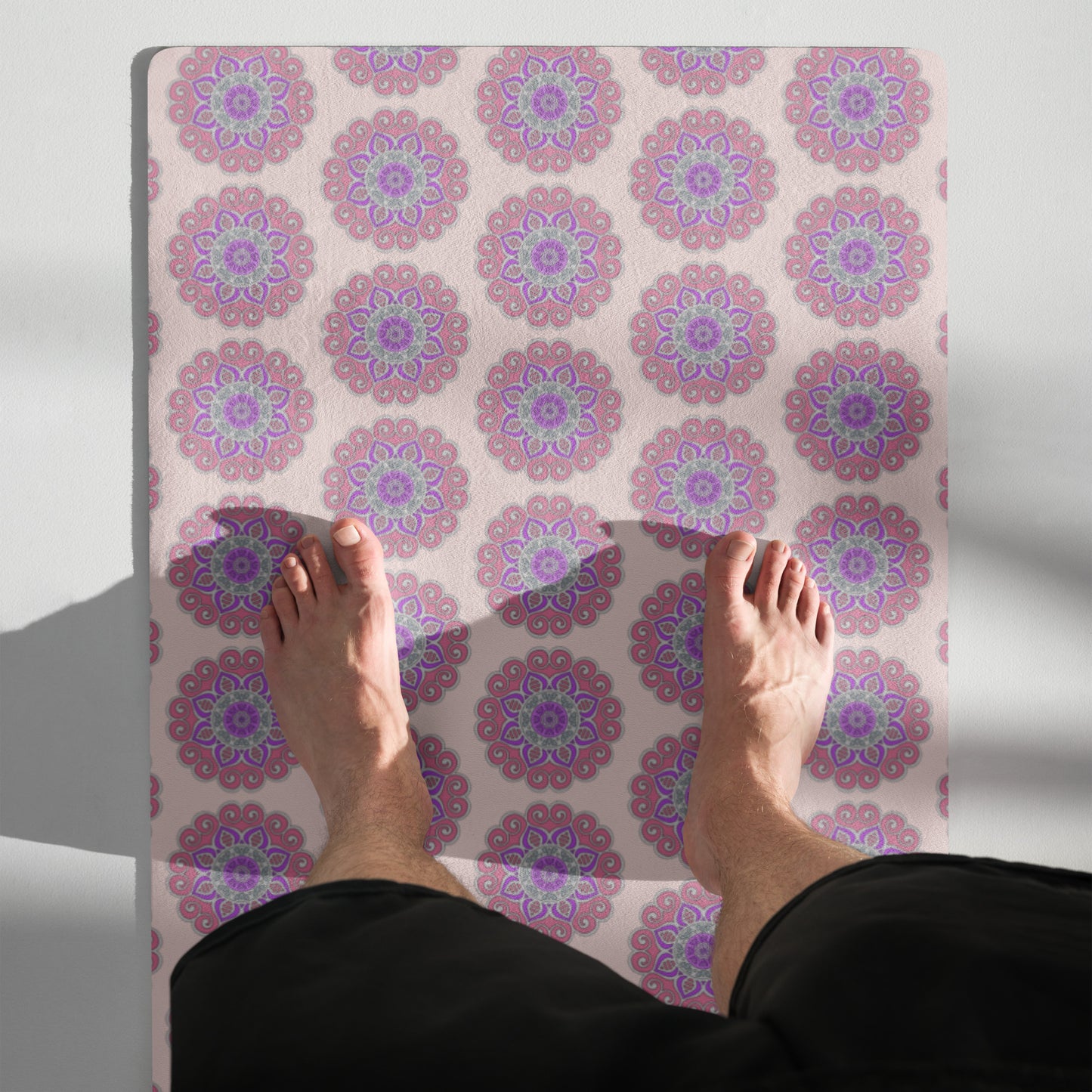 Mandala Collection Yoga Mats - Pink Mandala Yoga Mat