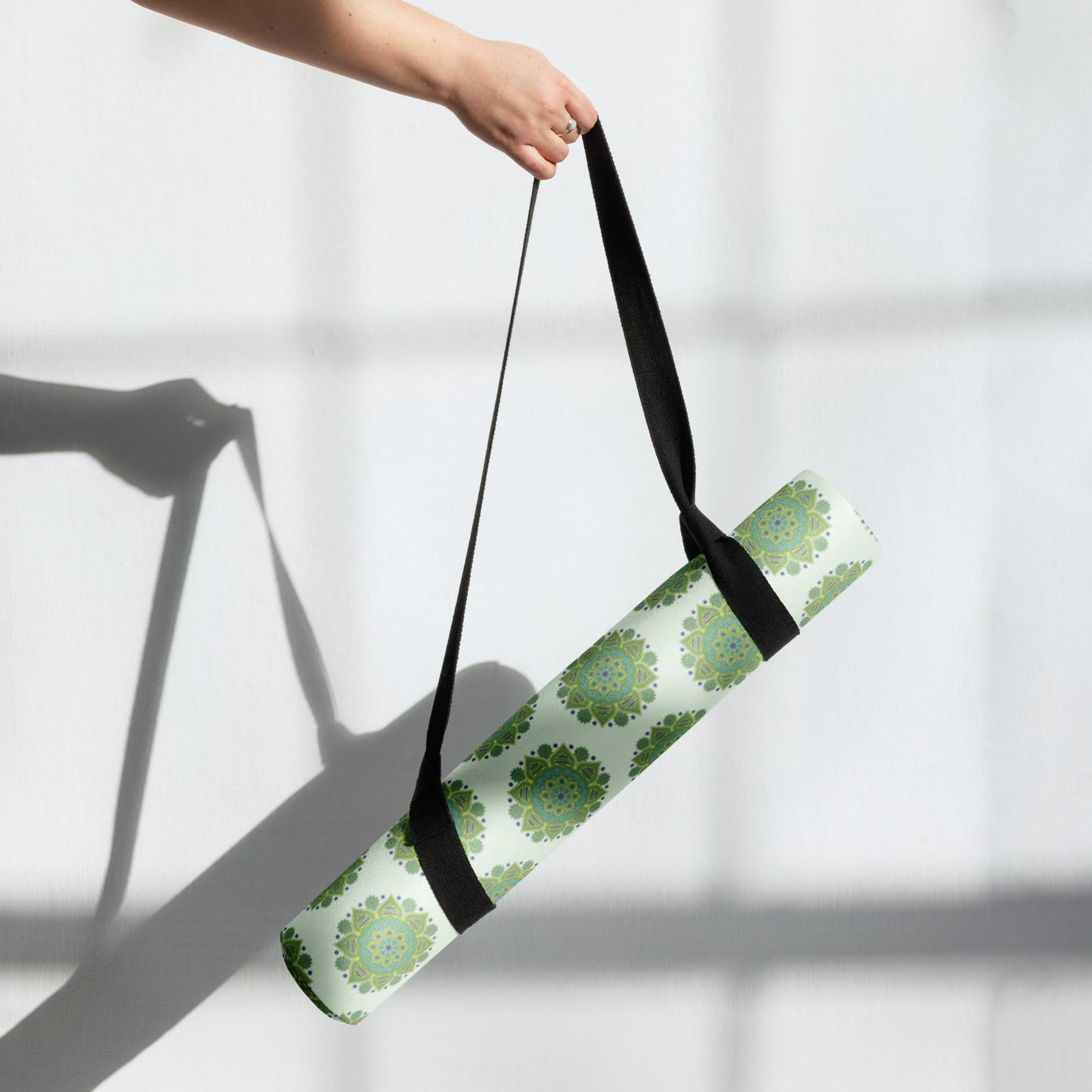 Mandala Collection Yoga Mats - Green Mandala Yoga Mat