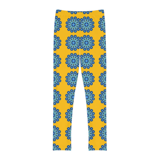 Kids Leggings - Blue Mandala