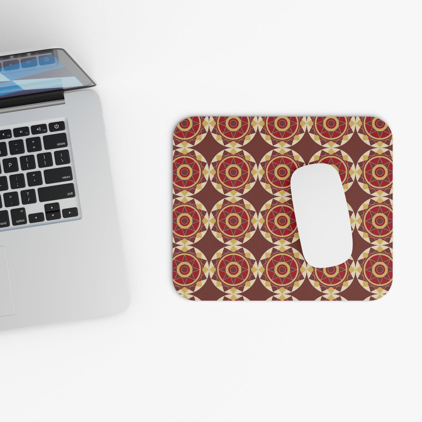 Tile Collection Mouse Pads - Brown Tile Mouse Pad (Rectangle)