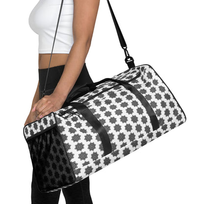 Duffle Bag - Black On White