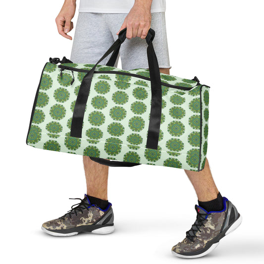 Duffle Bag - Green Mandala