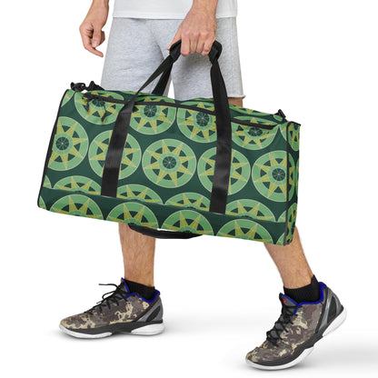 Tile Collection Bags - Green Tile Duffle Bag