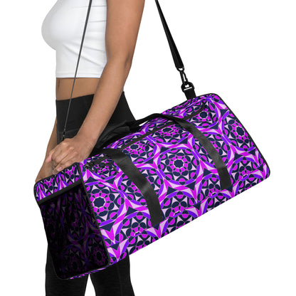 Tile Collection Bags - Purple Tile Duffle Bag