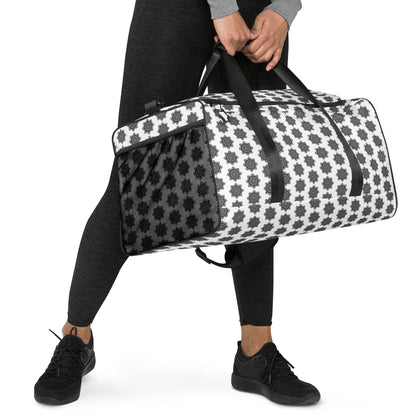 Duffle Bag - Black On White