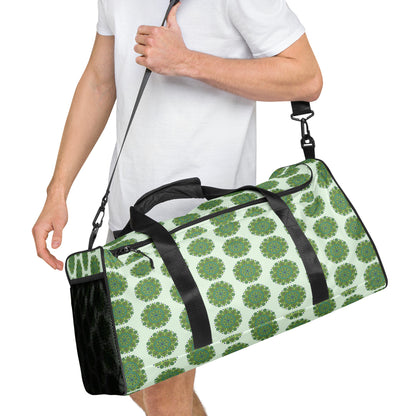 Duffle Bag - Green Mandala