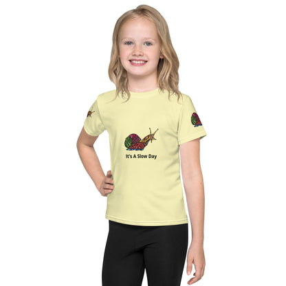 Kids Crew Neck Tshirt - Slow Snail