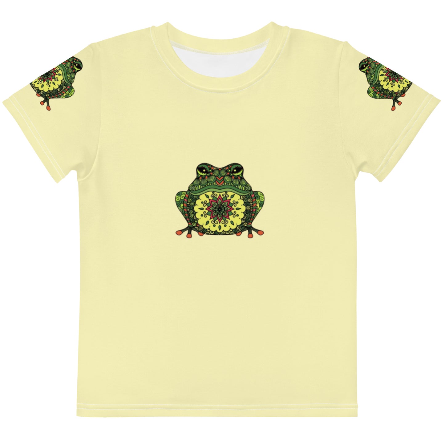 Kids Crew Neck Tshirt - Wide Eyed Toad