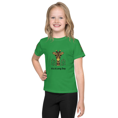 Kids Crew Neck Tshirt - Gerry Giraffe