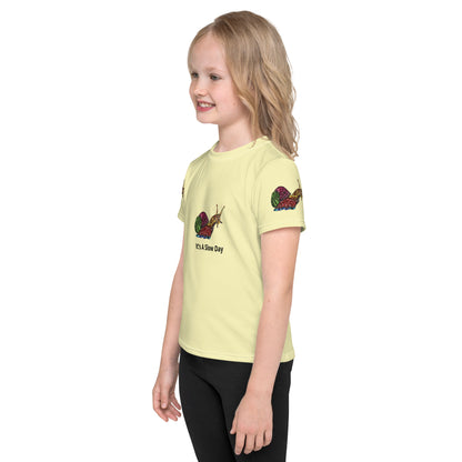 Kids Crew Neck Tshirt - Slow Snail