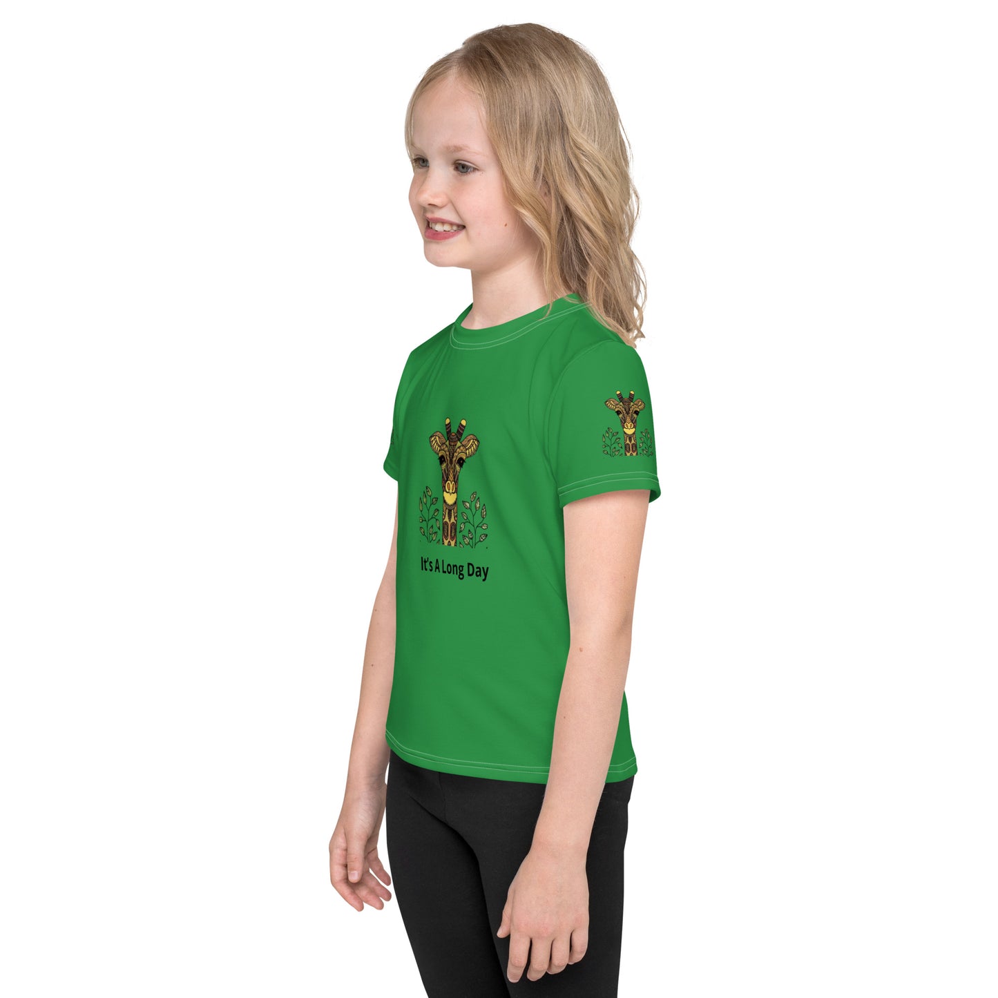 Kids Crew Neck Tshirt - Gerry Giraffe