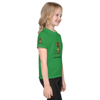 Kids Crew Neck Tshirt - Gerry Giraffe