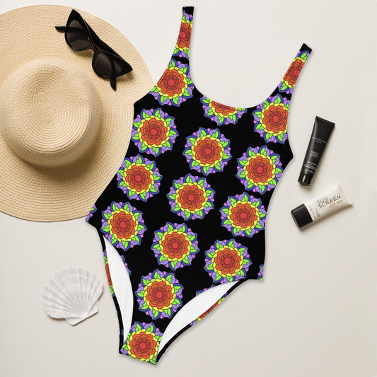 Swimsuit - Rainbow Flower