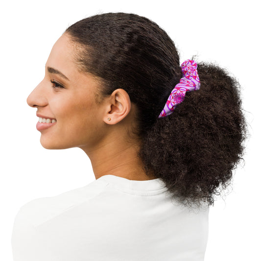 Tile Collection Scrunchies - Purple Tile Scrunchie