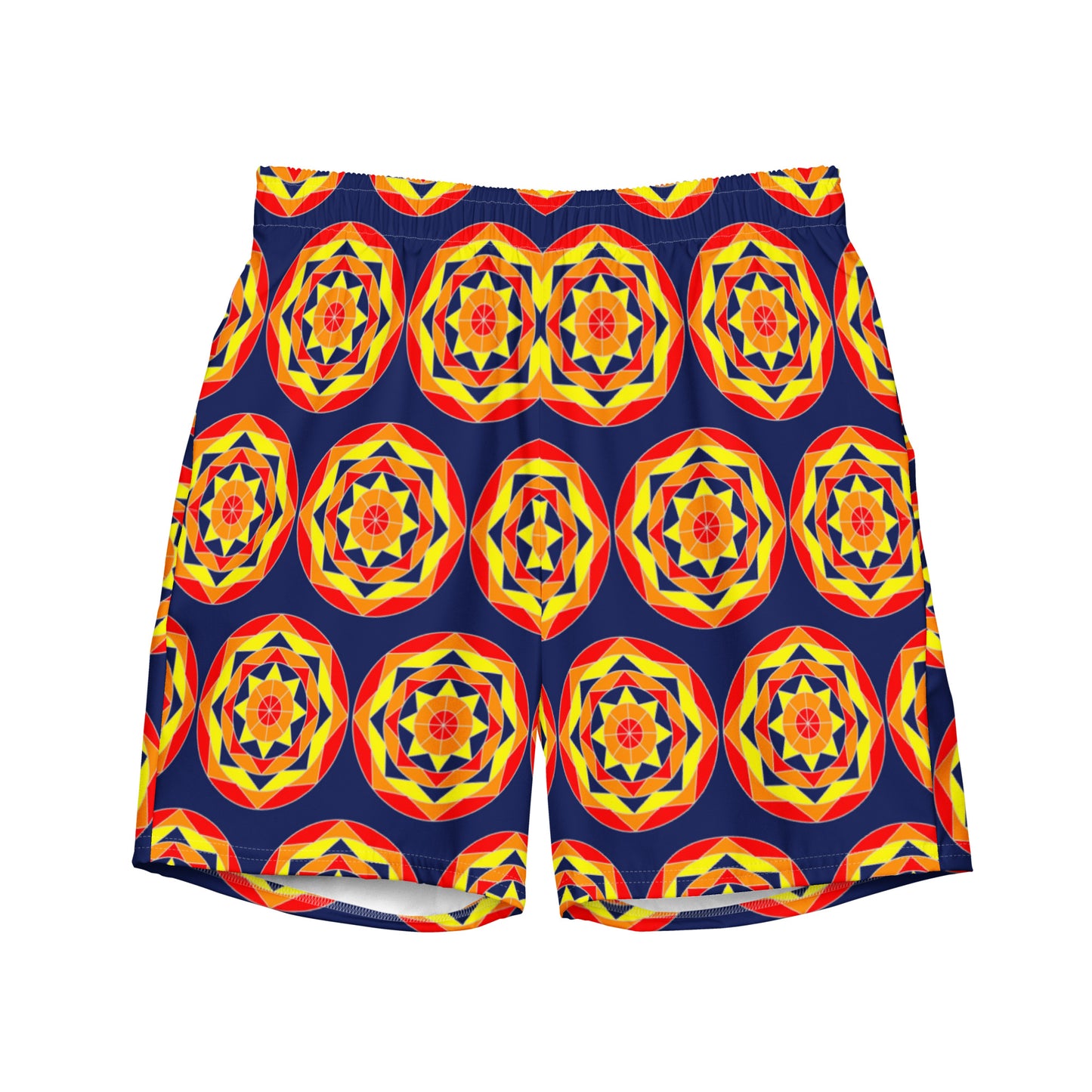 Tile Collection Swimsuits - Dark Blue Tile Men’s Swim Trunks