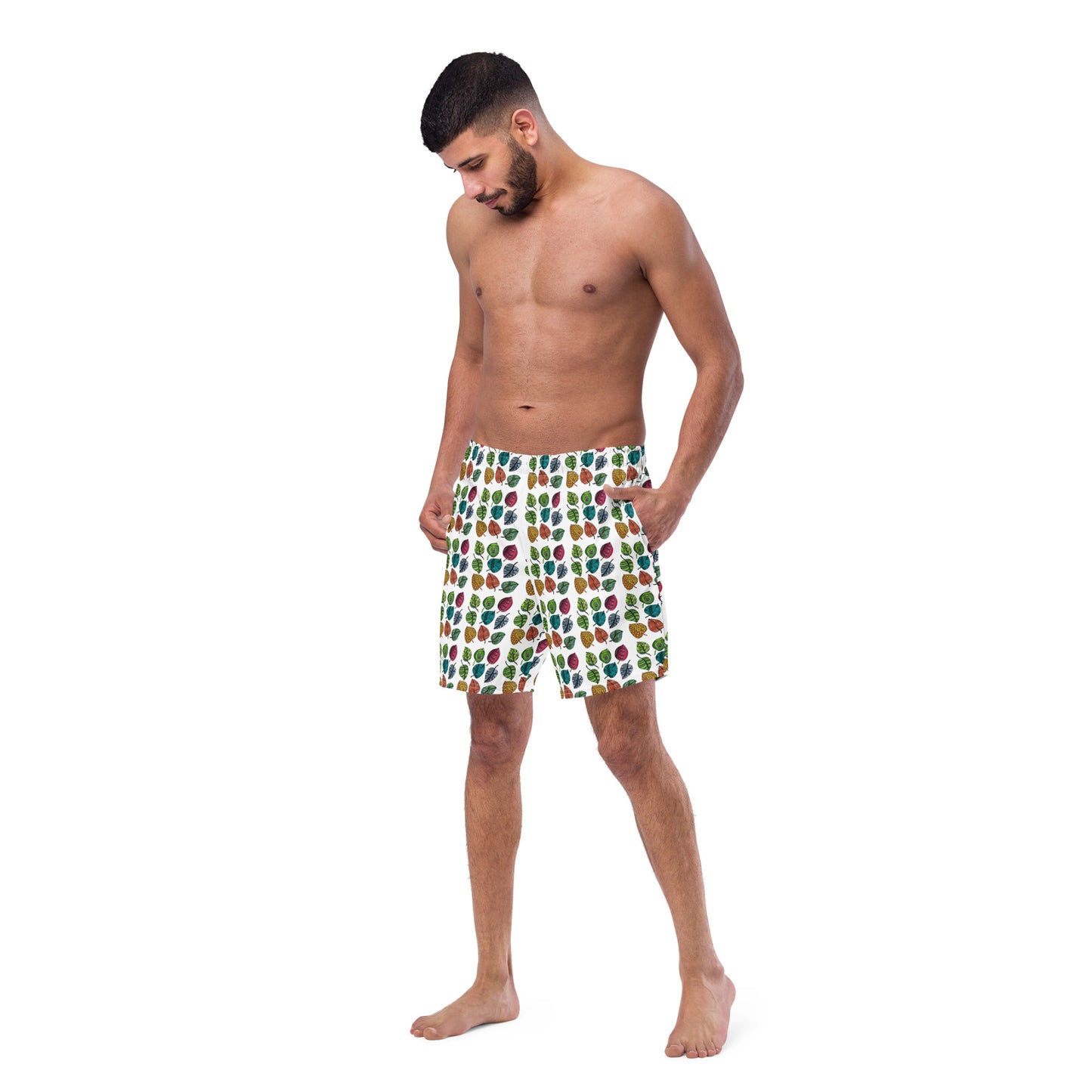 Men’s Swim Trunks - Leaves For All Seasons