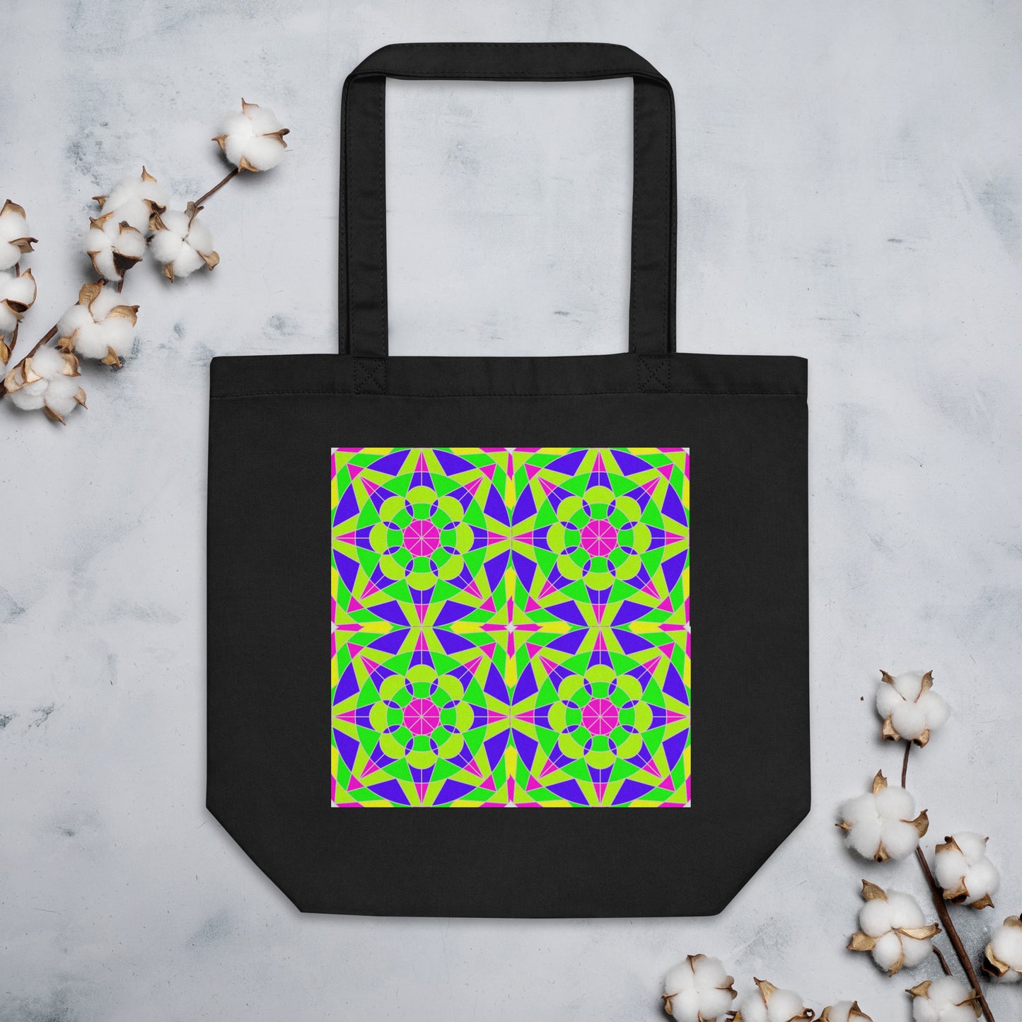 Tile Collection Bags - Neon Tile Eco Tote Bag