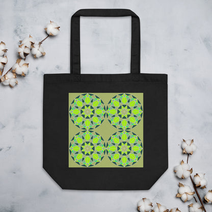 Tile Collection Bags - Green Tile Eco Tote Bag