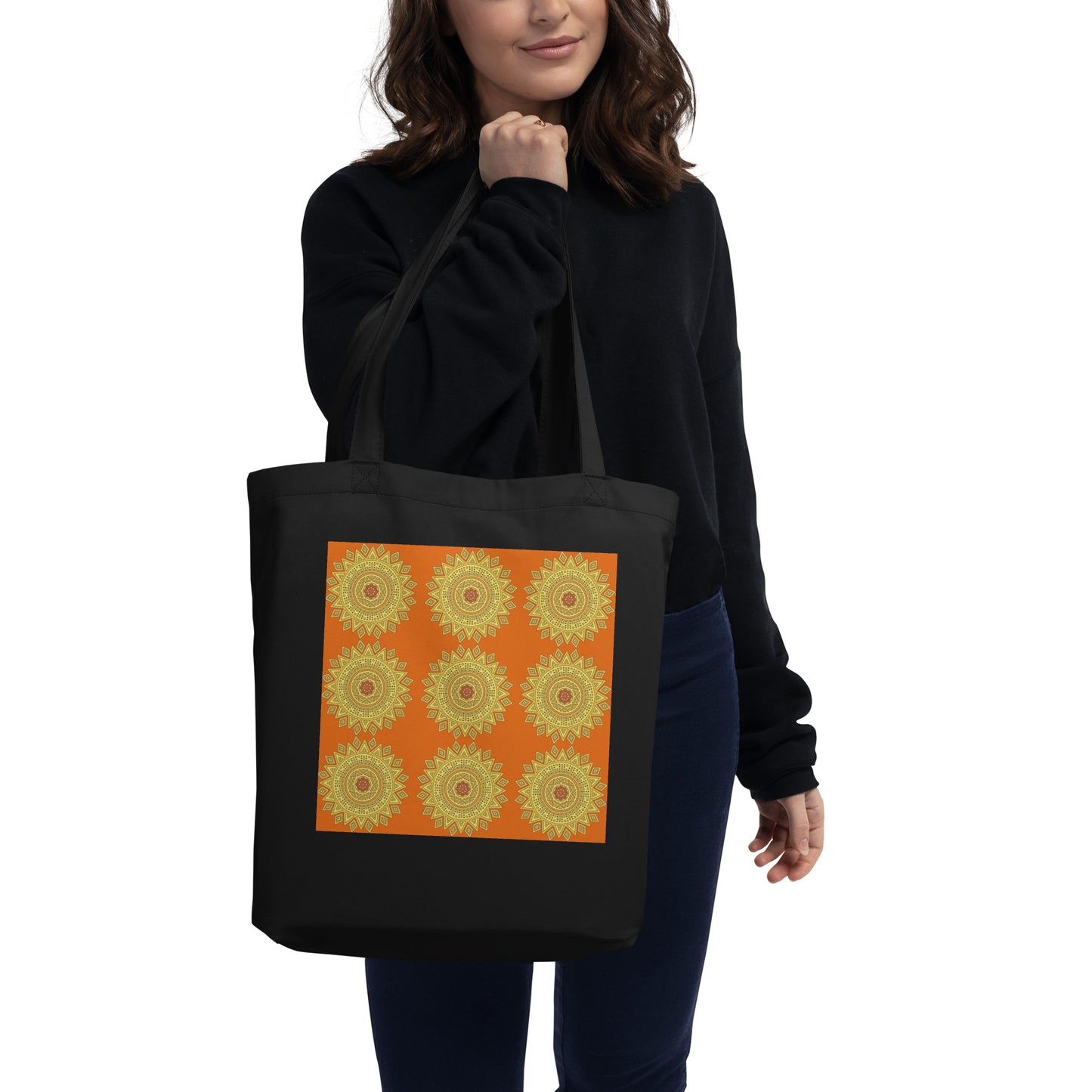 Tote Bag - Yellow Mandala