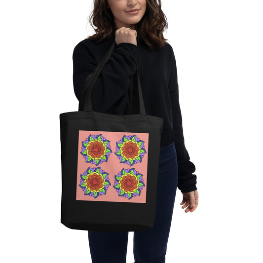 Tote Bag - Rainbow Flower