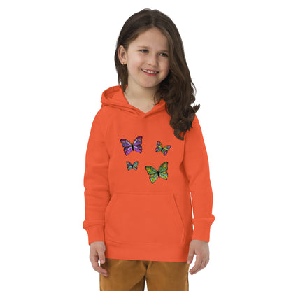 Kids Hoodie - Butterfly Flutter