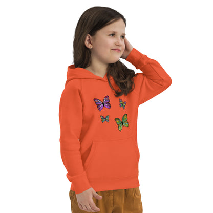 Kids Hoodie - Butterfly Flutter