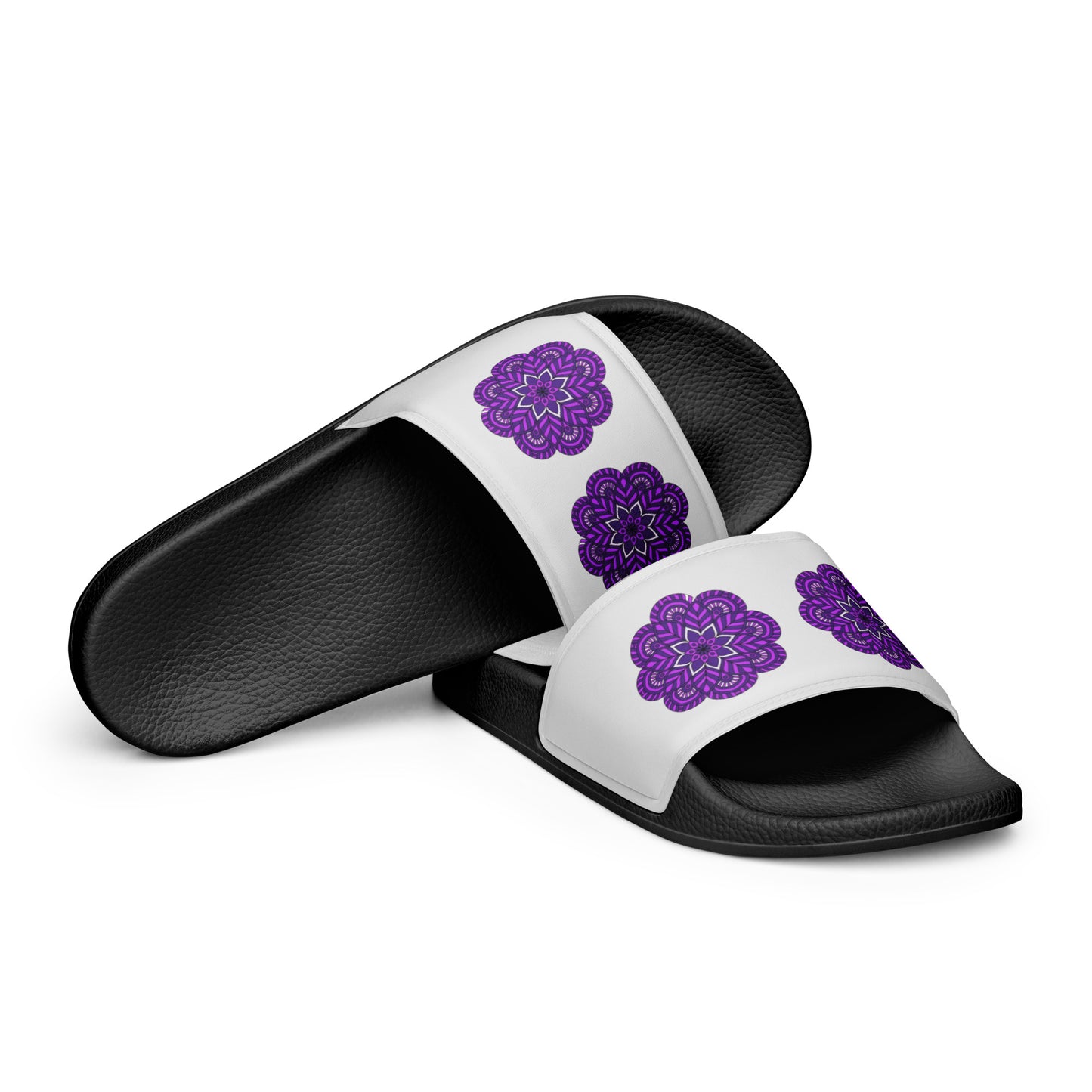 Men’s Slides - Purple Mandala