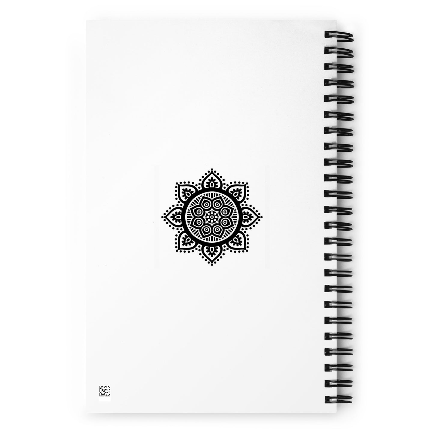 Spiral Notebook - Black on White
