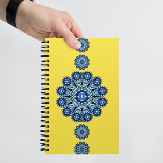 Spiral Notebook - Blue Mandala