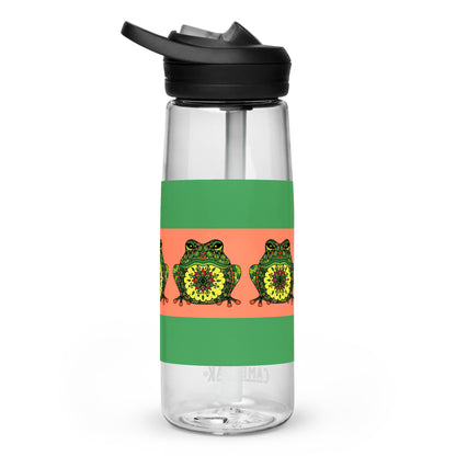 Sports Water Bottle - Wide Eyed Toad