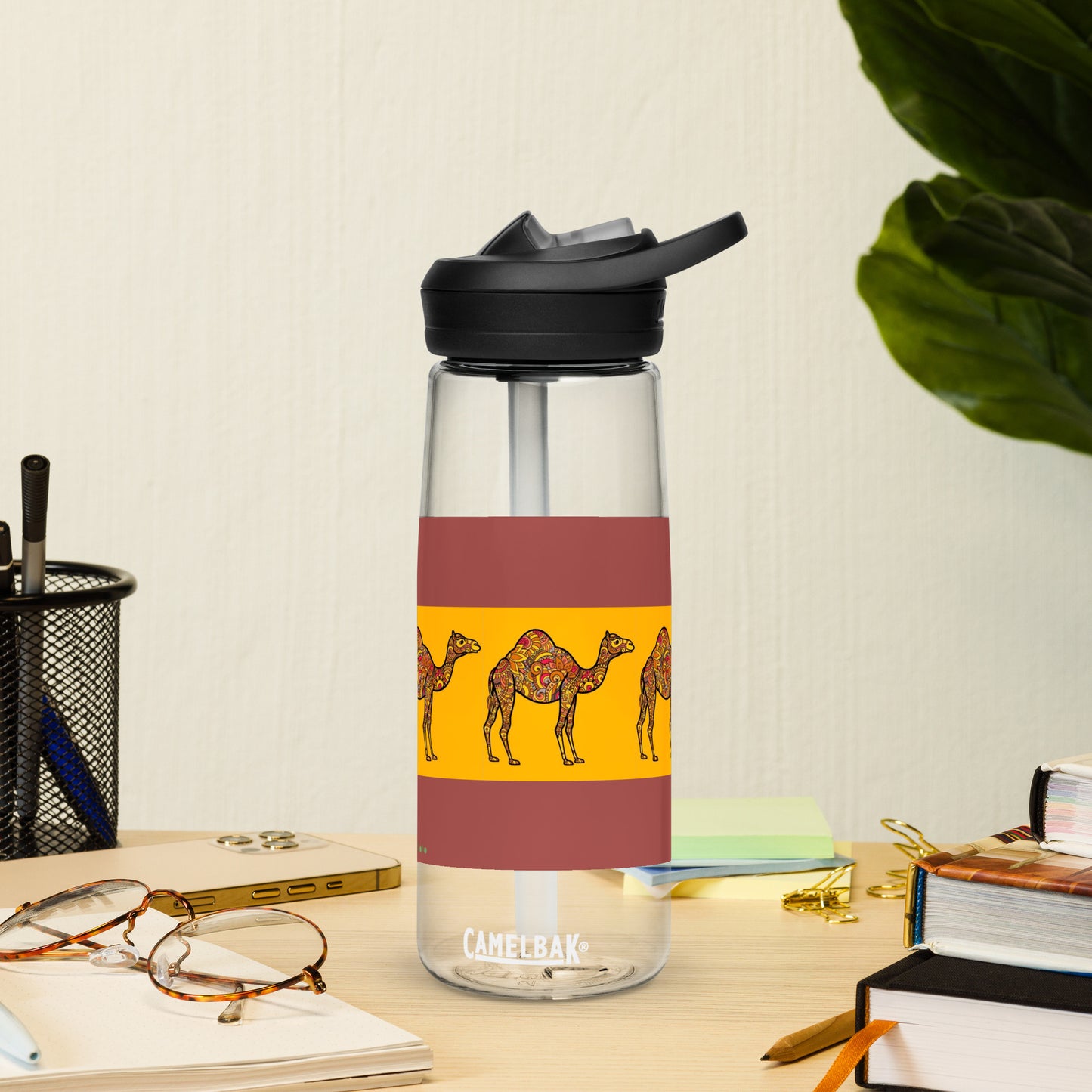 Sports Water Bottle - Camel Cool