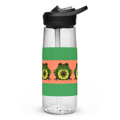 Sports Water Bottle - Wide Eyed Toad