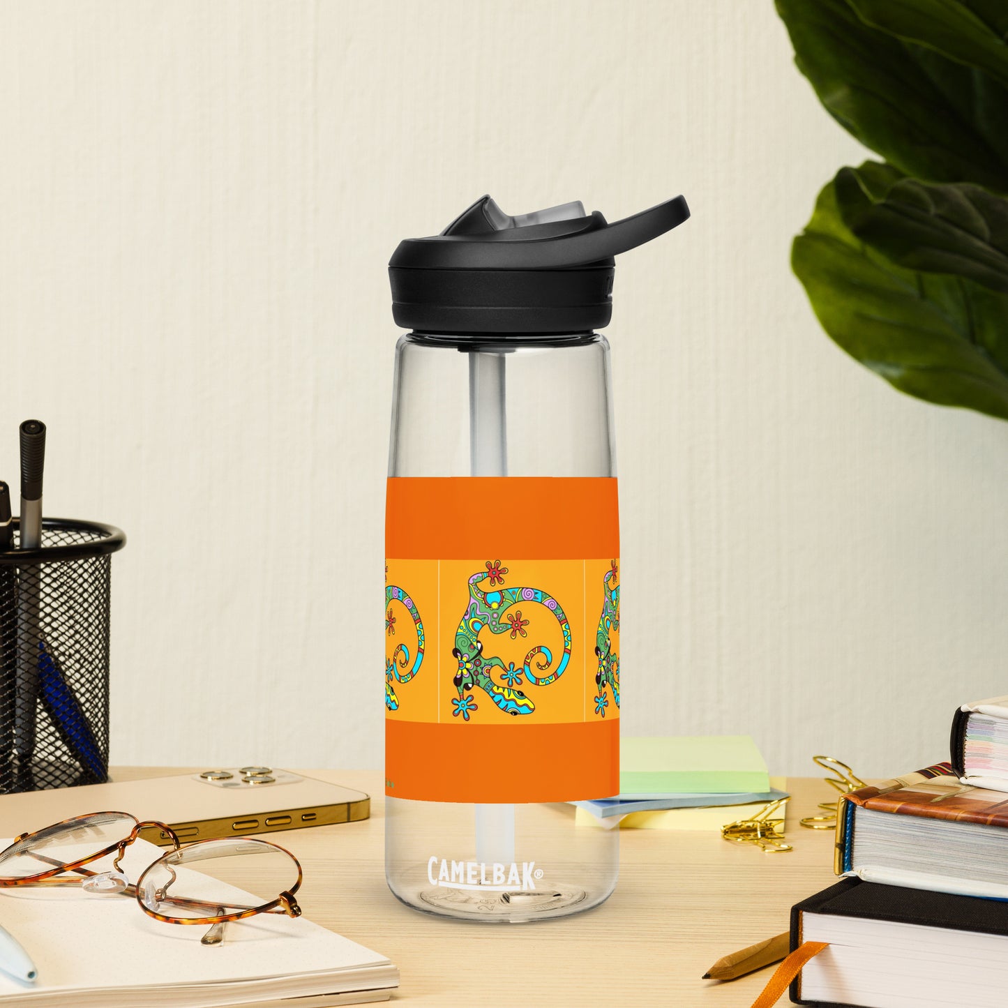 Sports Water Bottle - Gecko Grecko