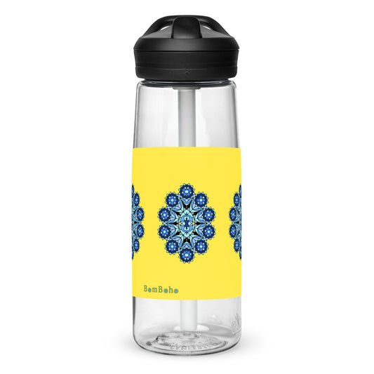 Mandala Collection Water Bottles - Blue Mandala Sports Water Bottle