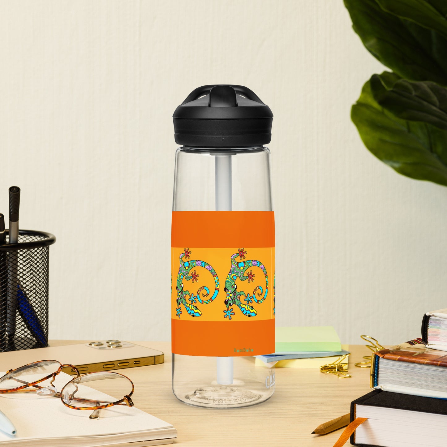 Sports Water Bottle - Gecko Grecko