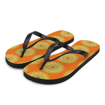 Flip-Flops - Yellow Mandala