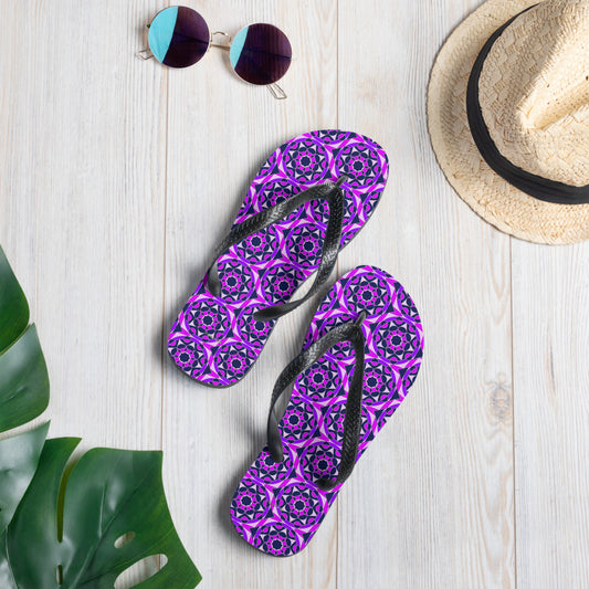 Tile Collection Flip-Flops - Purple Tile Flip-Flops