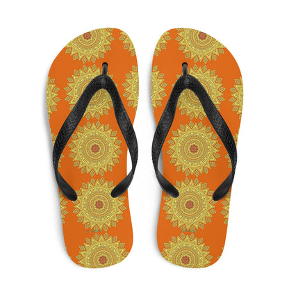 Flip-Flops - Yellow Mandala