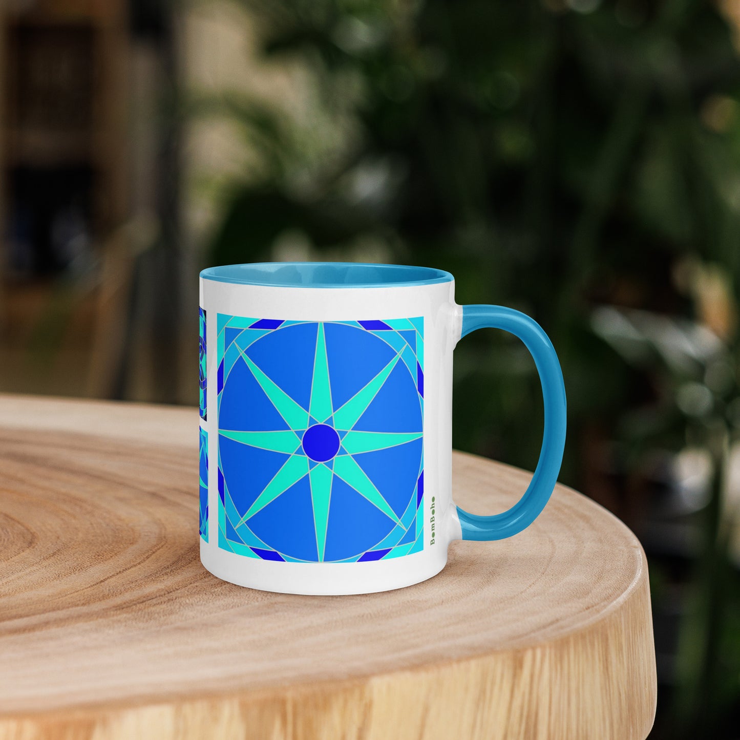 11 oz Glossy Mug - Blue Tile