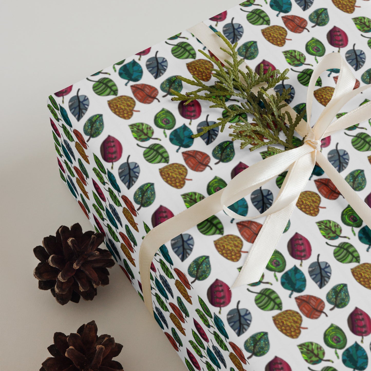 Wrapping Paper - Leaves For All Seasons