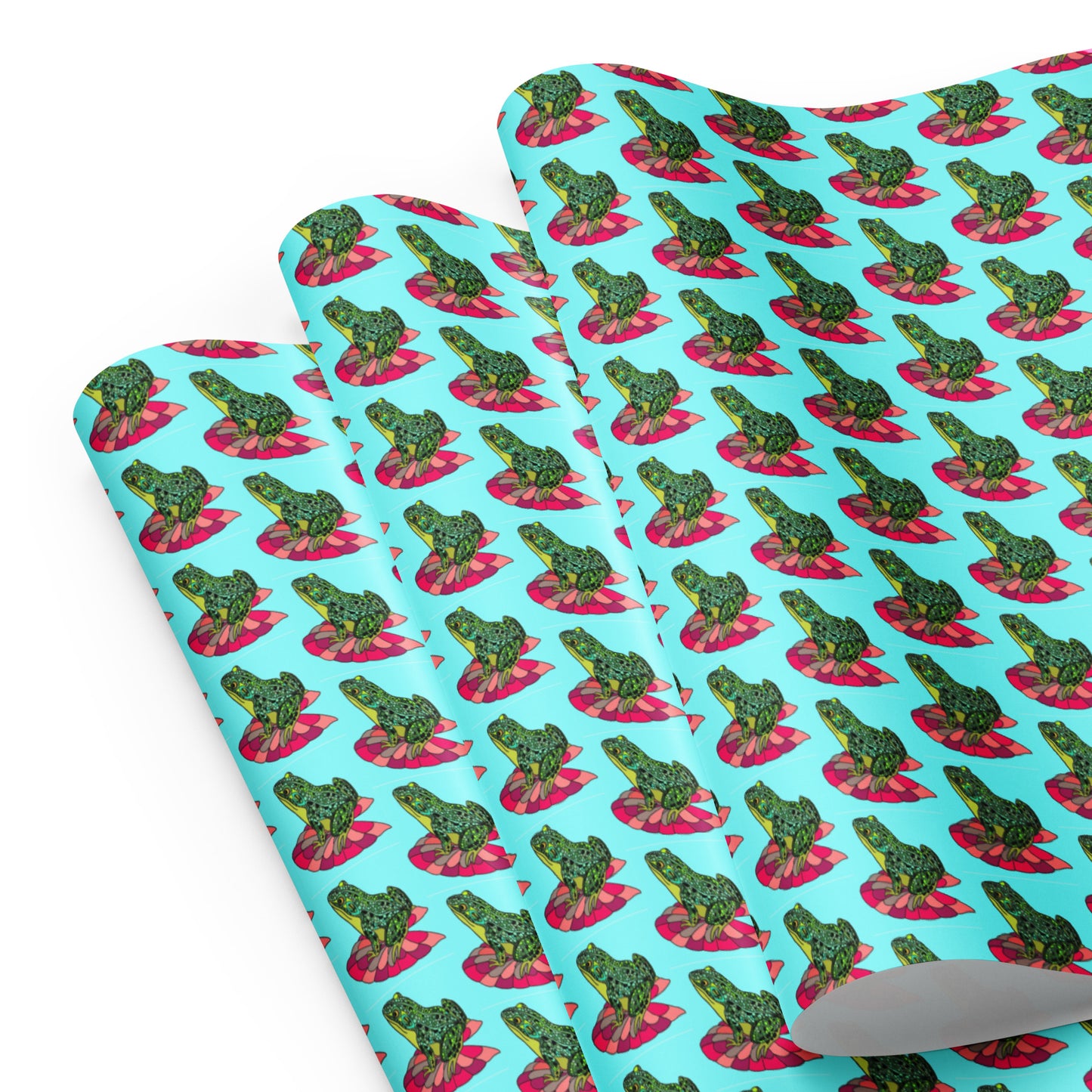 Wrapping Paper - Lily Frog