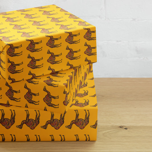 Wrapping Paper - Camel Cool