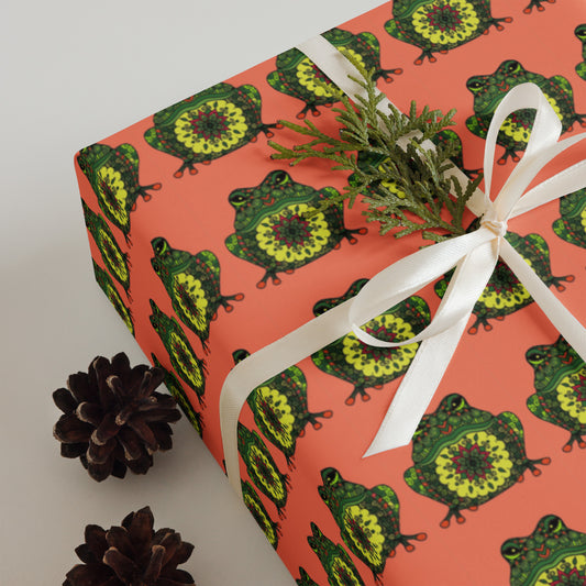 Wrapping Paper - Wide Eyed Toad