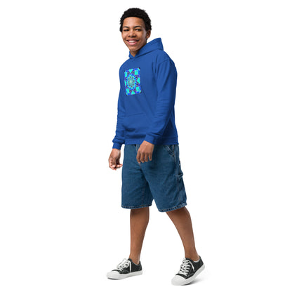 Tile Collection Child Hoodies - Blue Tile Kids Hoodie